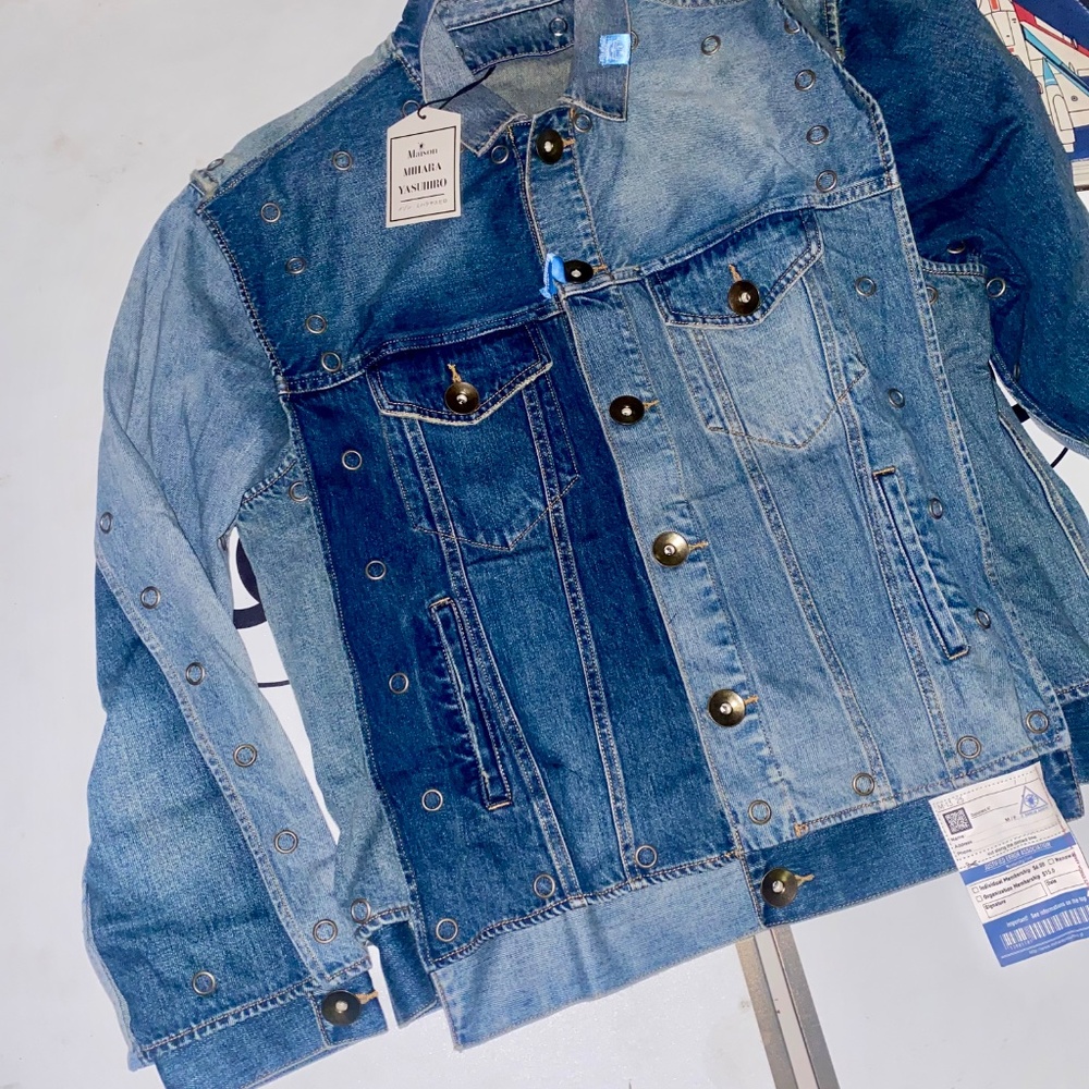 Maison Mihara Yasuhiro Vintage Blouson Jacket Sz L - Picture 3 of 12